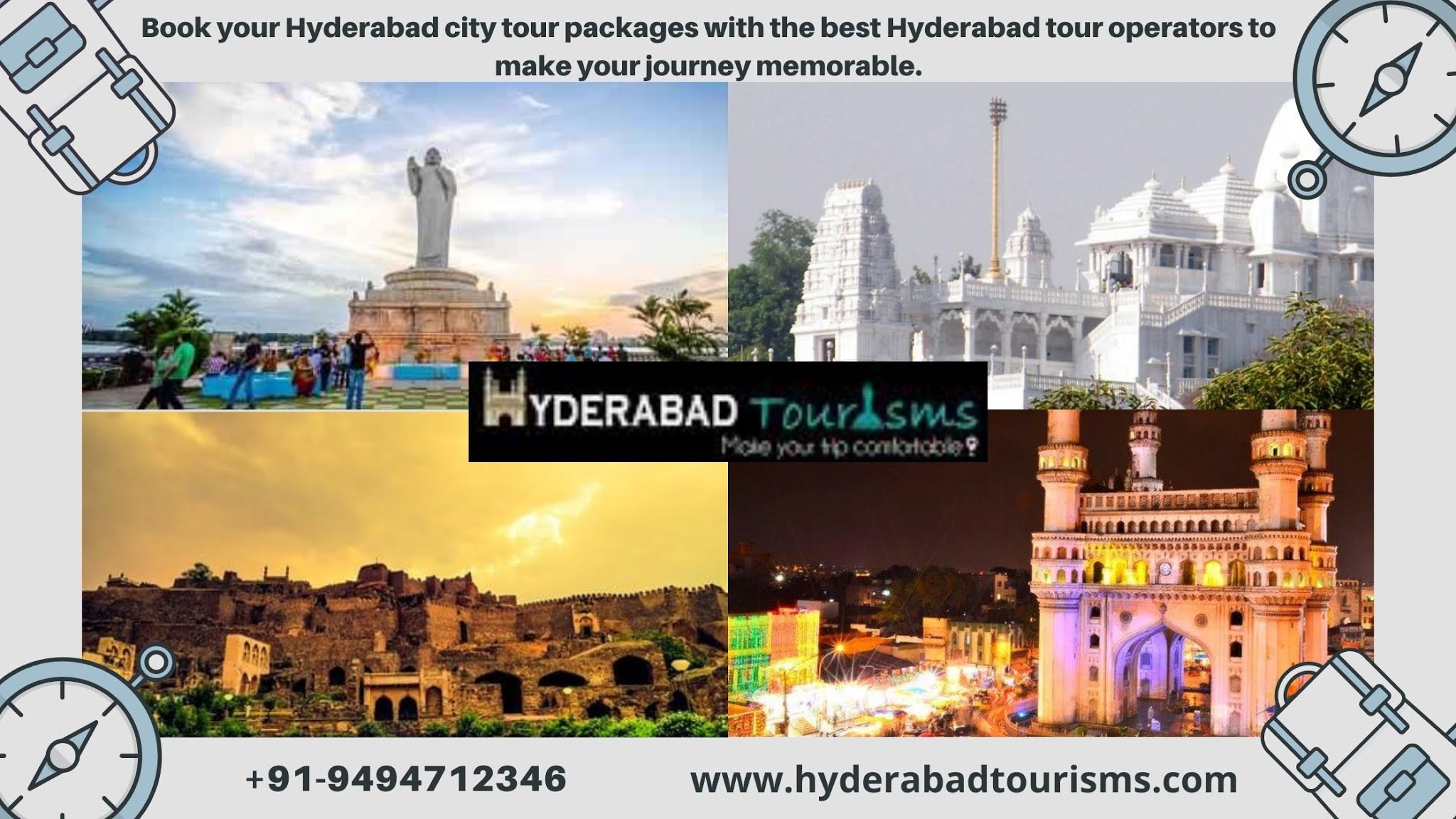hyderabad tour packages for 2 days