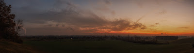 Panorama Sonnenuntergang Landschaftsfotografie