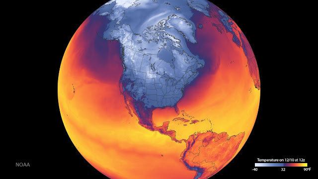 Those COLD TEMPS?.. Bismarck in North Dakota is 25F colder than the North Pole  (Spray BARIUM) CzQltZkXUAAXEH5