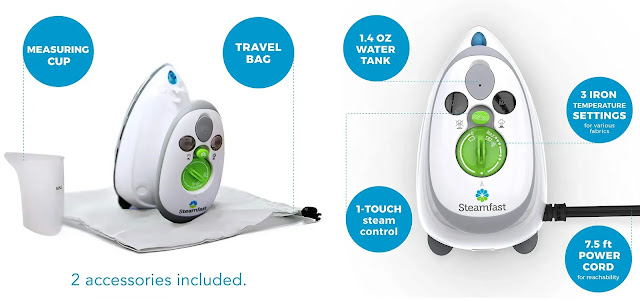 Steamfast SF-717 Mini Steam Iron review Steamfast SF-717 Mini Steam Iron review