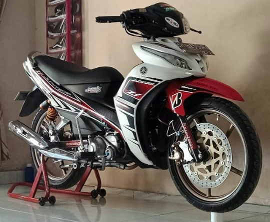 Modifikasi Jupiter Z1 Warna Putih Paling Keren Tan Terbaik Tahun Ini