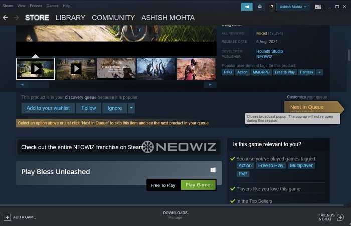 Download gratis games Steam