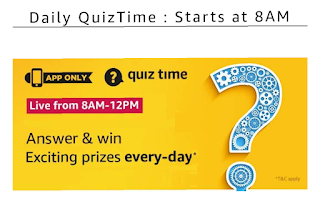 Amazon Today Quiz Answer