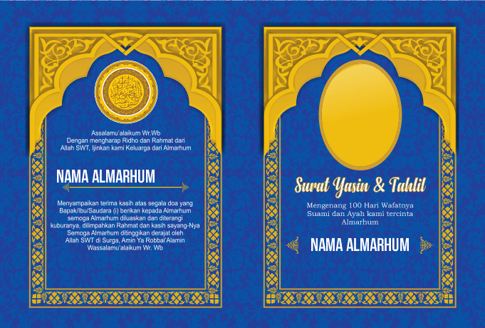 Download Cover Yasin Cdr X4 Cara Golden