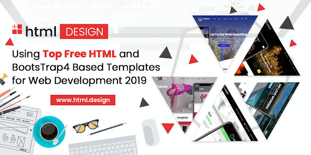 Using Top Free HTML and Bootstrap Based Templates for Web Development 2019