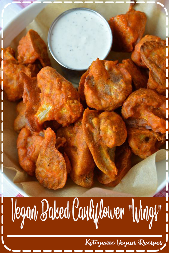 Vegan Baked Cauliflower "Wings" Healthy Resepes Wolff
