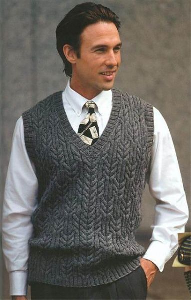 men knitting pattern | Men sweaters pattern, Knit vest pattern free ...