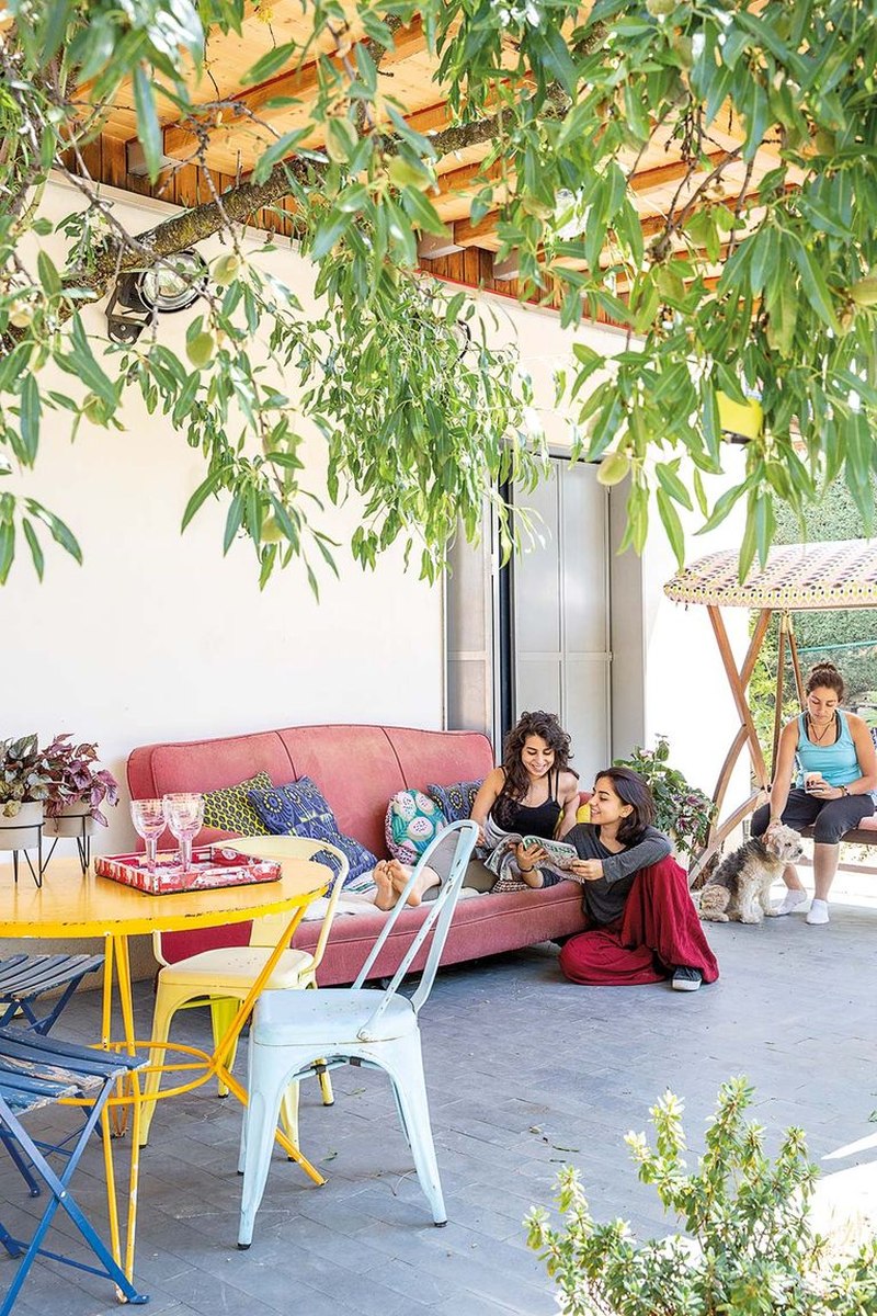 Casa eco-efficiente e boho chic per una famiglia numerosa