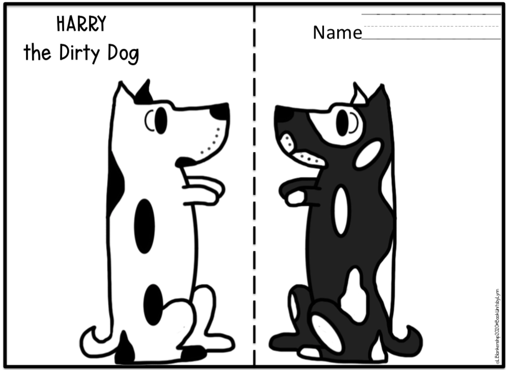 HARRY THE DIRTY DOG BOOK CRAFT ~ Book Units by Lynn