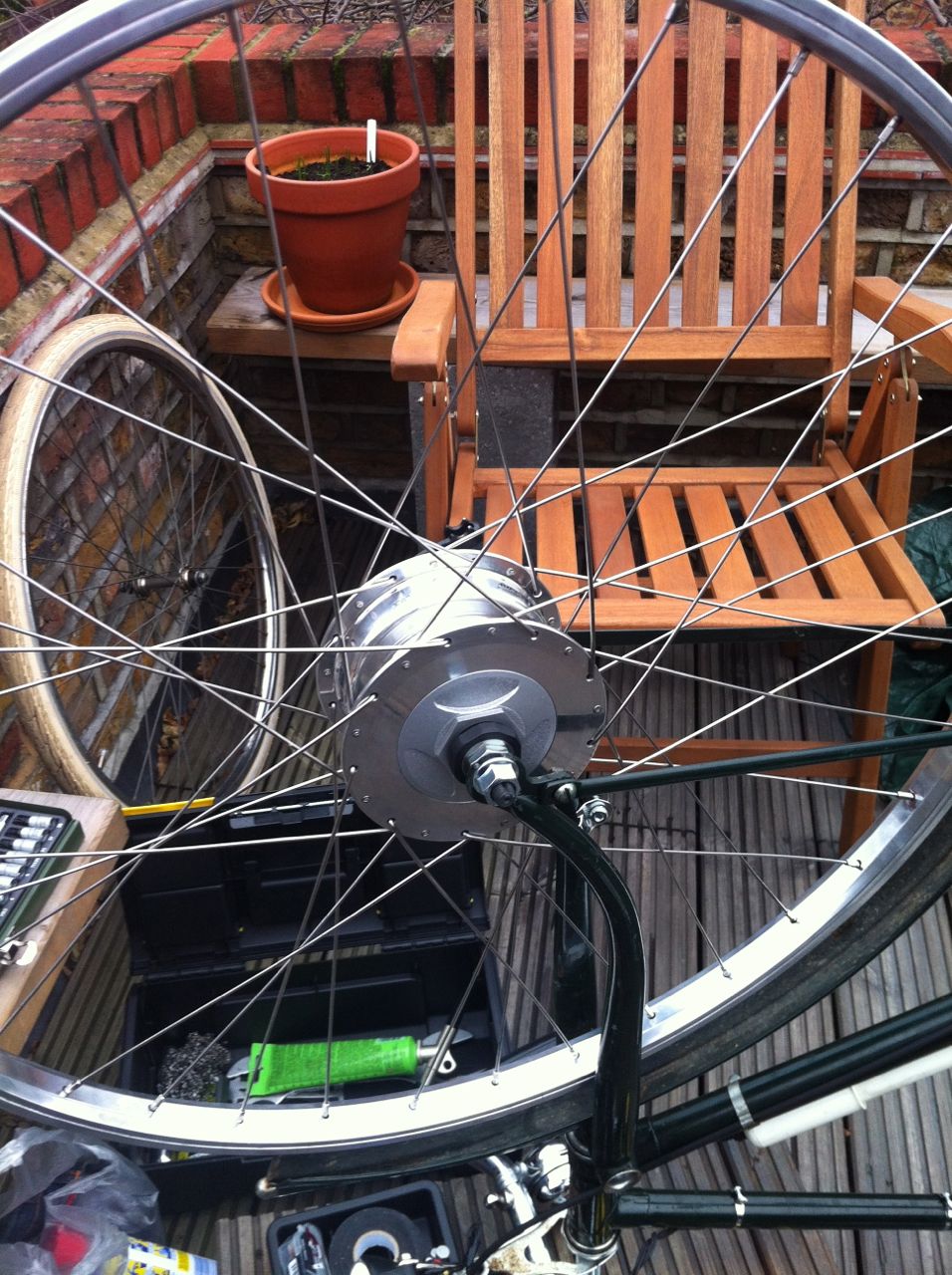 The Smut Pedaller Raleigh Superbe drum brake conversion part 2 First