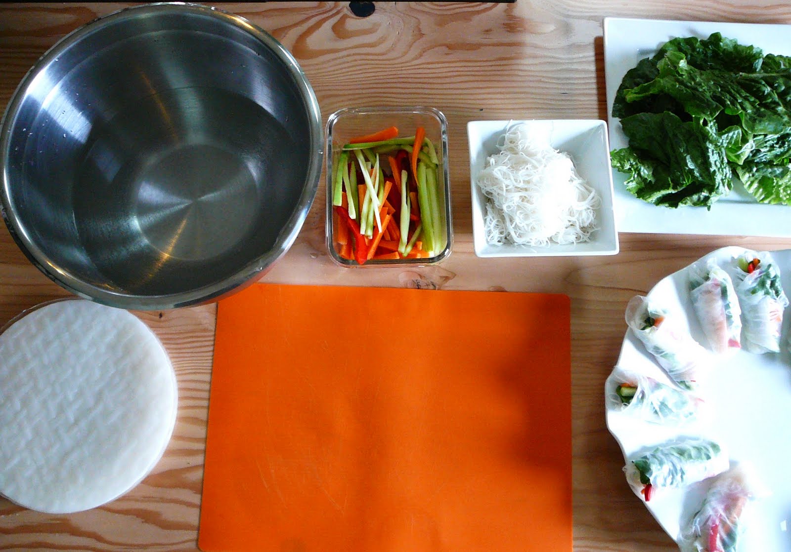 Eighty Twenty 80 Vegetable Spring Rolls with Ginger Lemongrass