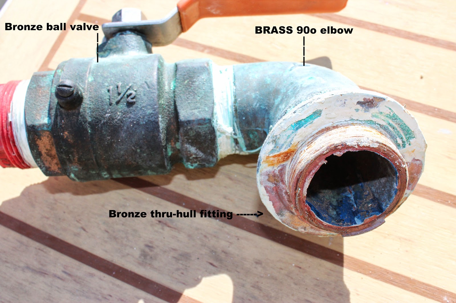 The Adventures of s/v Agave More about thruhulls, brass, bronze...