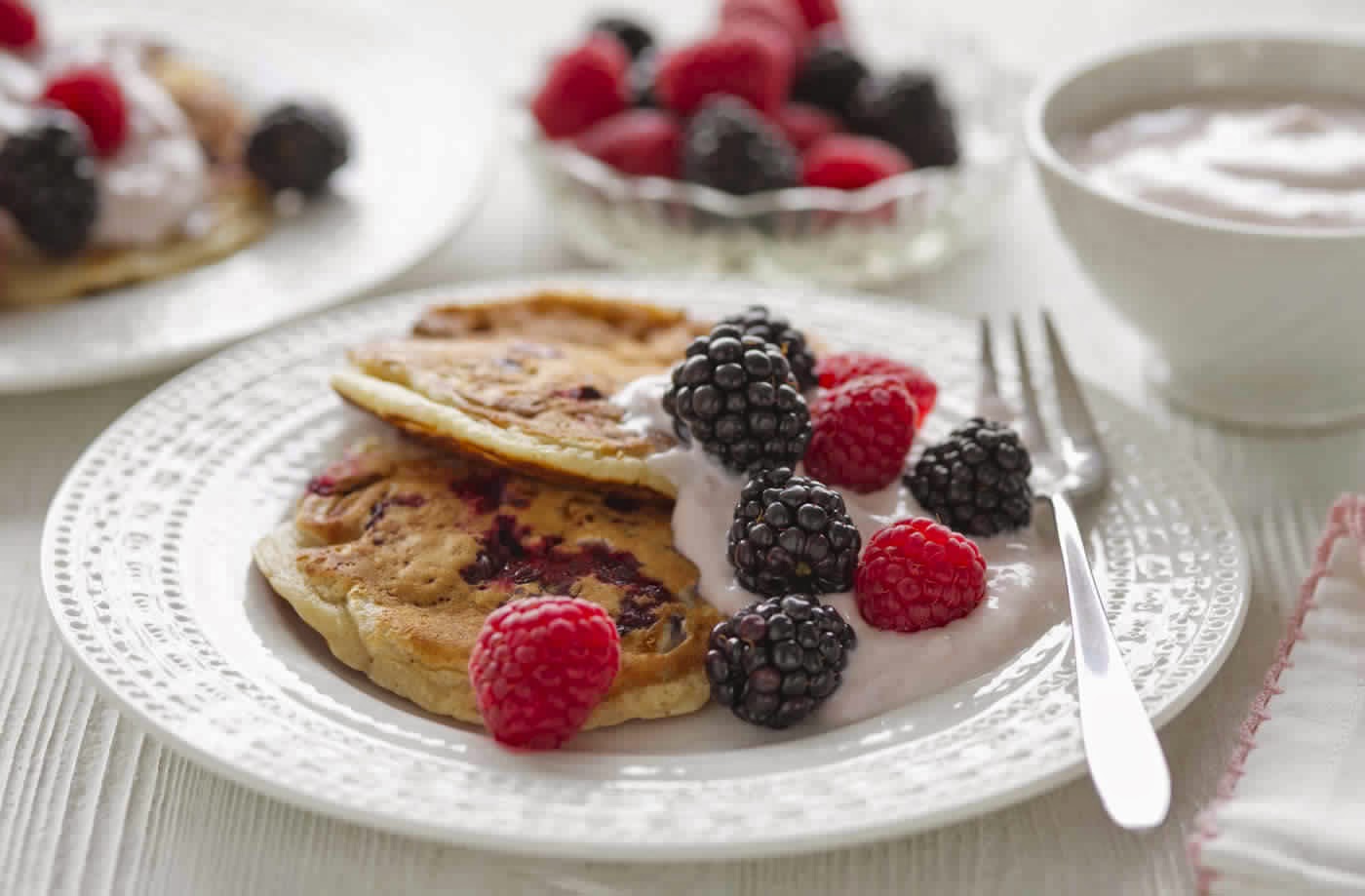 Slimming world: Chocolate Pancakes with Summer Berries