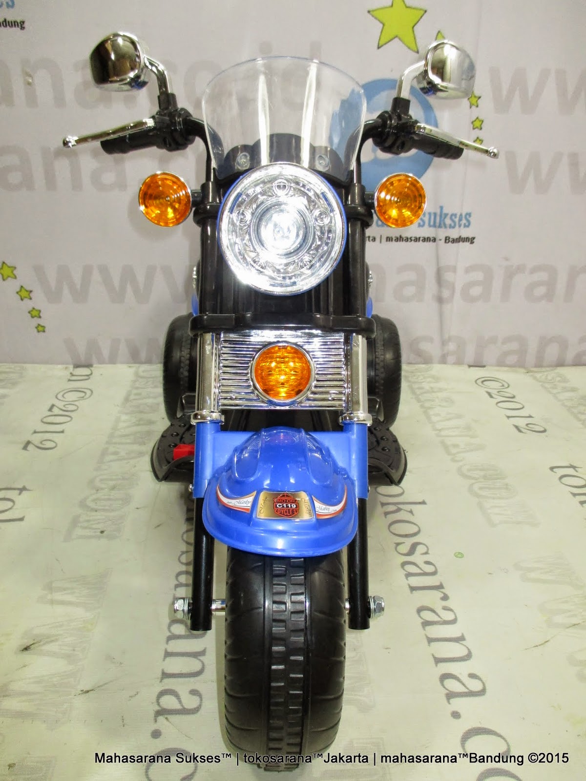 Motor Mainan Aki Pliko PK6900 New Harley - Blue ~ News 