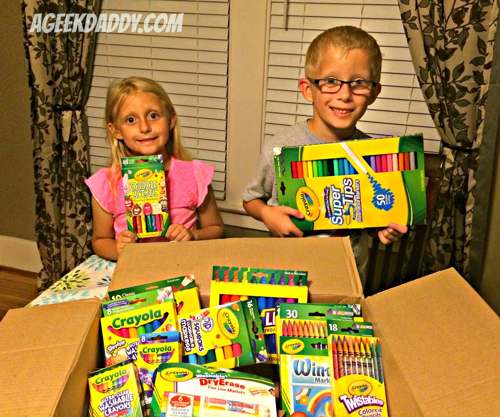 A GEEK DADDY: Back to School Crayola Products - Crayons, Markers