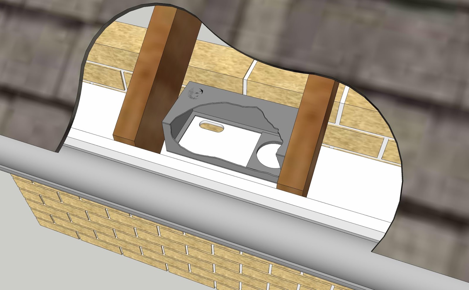 Action for Swifts Soffit box in closed eaves