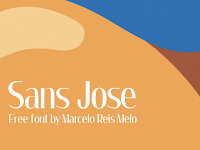 SANS JOSE FREE FONT BY MARCELO REIS MELO
