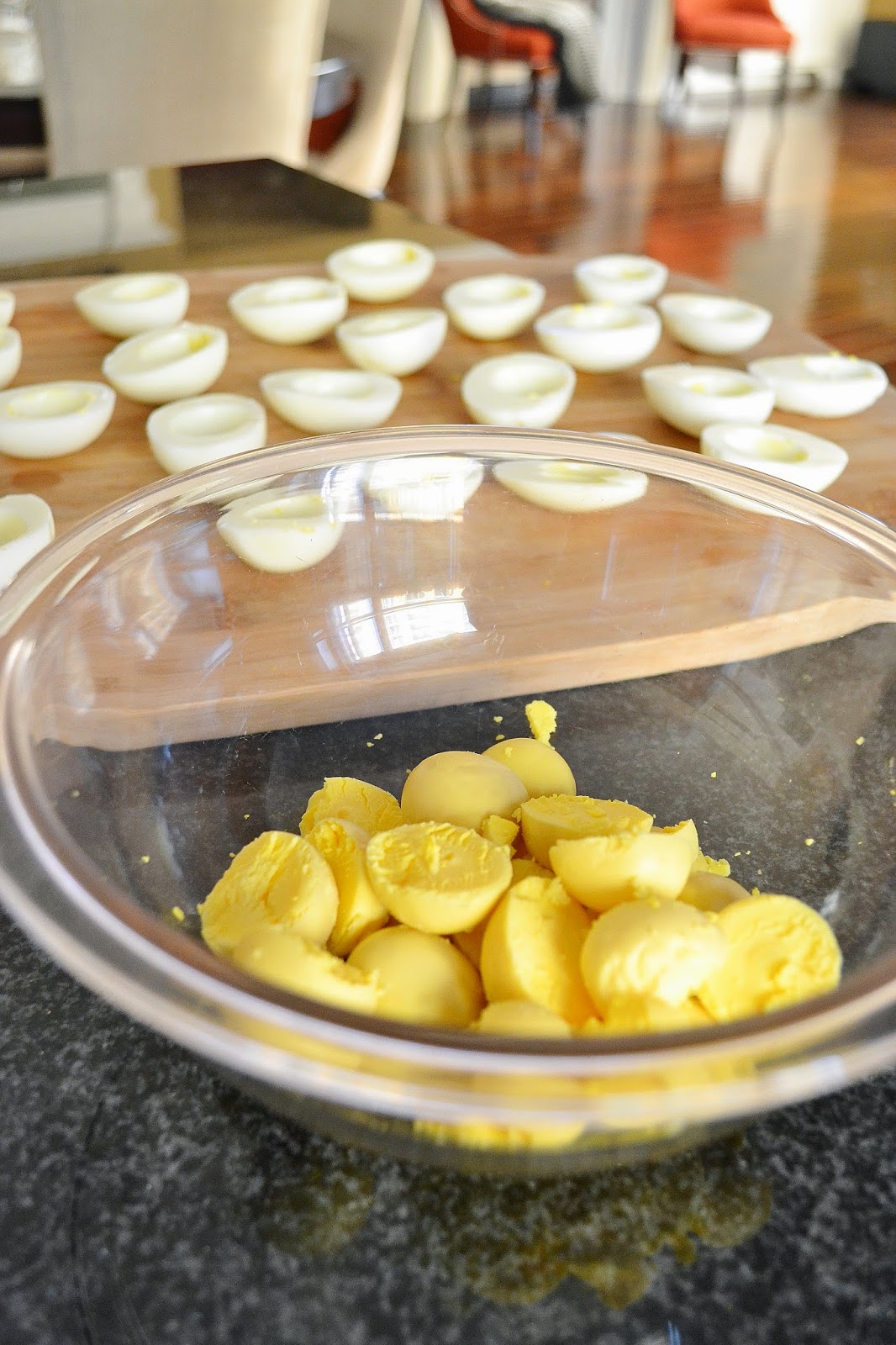 ...with a lil' twist: Greek Yogurt Deviled Eggs