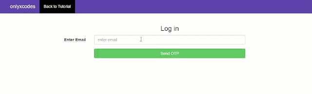 demonstrate login with OTP verification | form in HTML | how to generate OTP | how to | SMS | to mobile