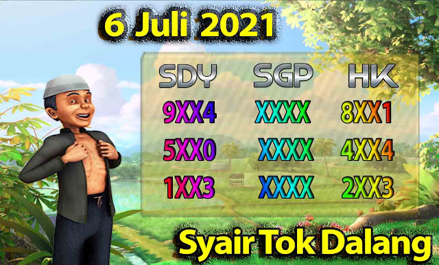 Angka Semar Hk 6 Juli 2021 Syair Mantull