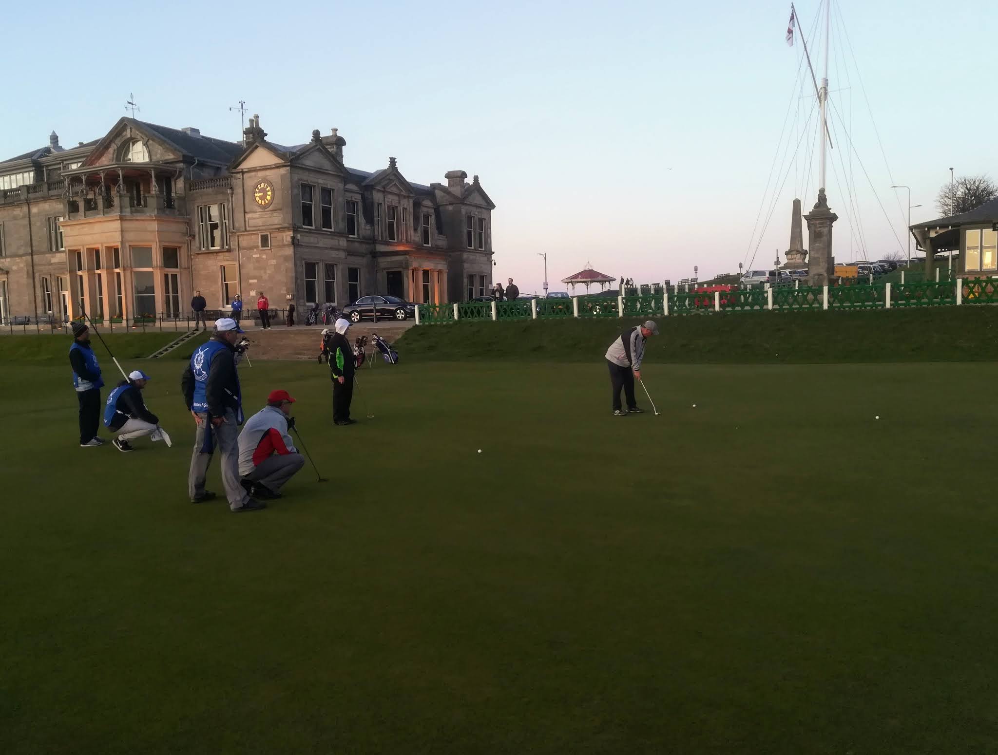 St Andrews caddies return to work
