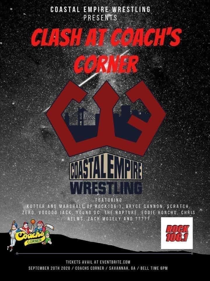 Coastal Empire Wrestling Debuts in Savannah on September 20