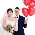 Happy Bride Groom With Balloon Transparent Image