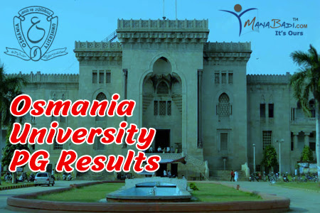 Osmania University PG RV Results Osmania University PG Results