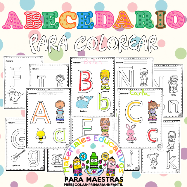 Featured image of post Preescolar Alfabeto Para Colorear Ver m s ideas sobre alfabeto preescolar lectura y escritura primeros grados