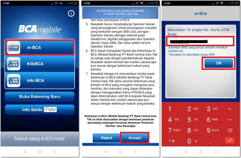 Cara Daftar M Banking Bca Di Atm Cara Bangking