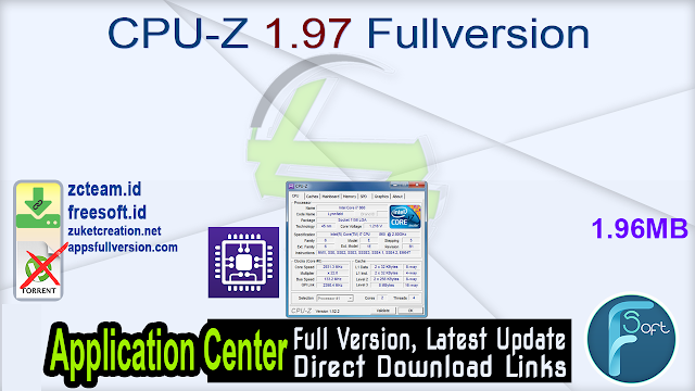 CPU-Z 1.97 Fullversion