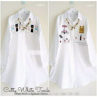 Catty White Tunik Catty White Tunik