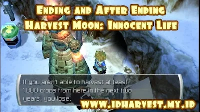 Ending yang bisa terjadi di Harvest Moon Innocent Life