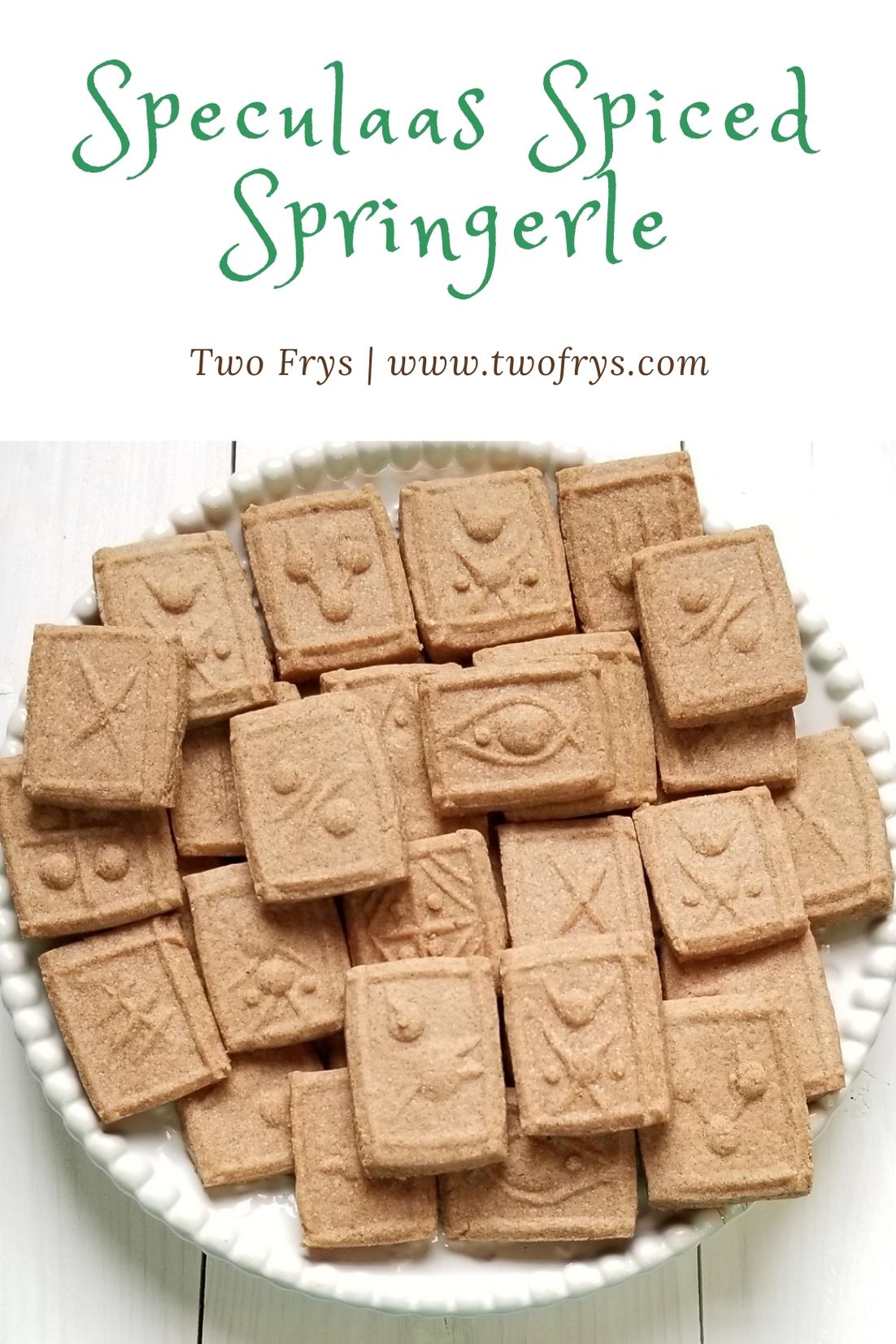 Two Frys Speculaas Spiced Springerle