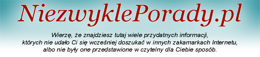 Niezwykłe Porady