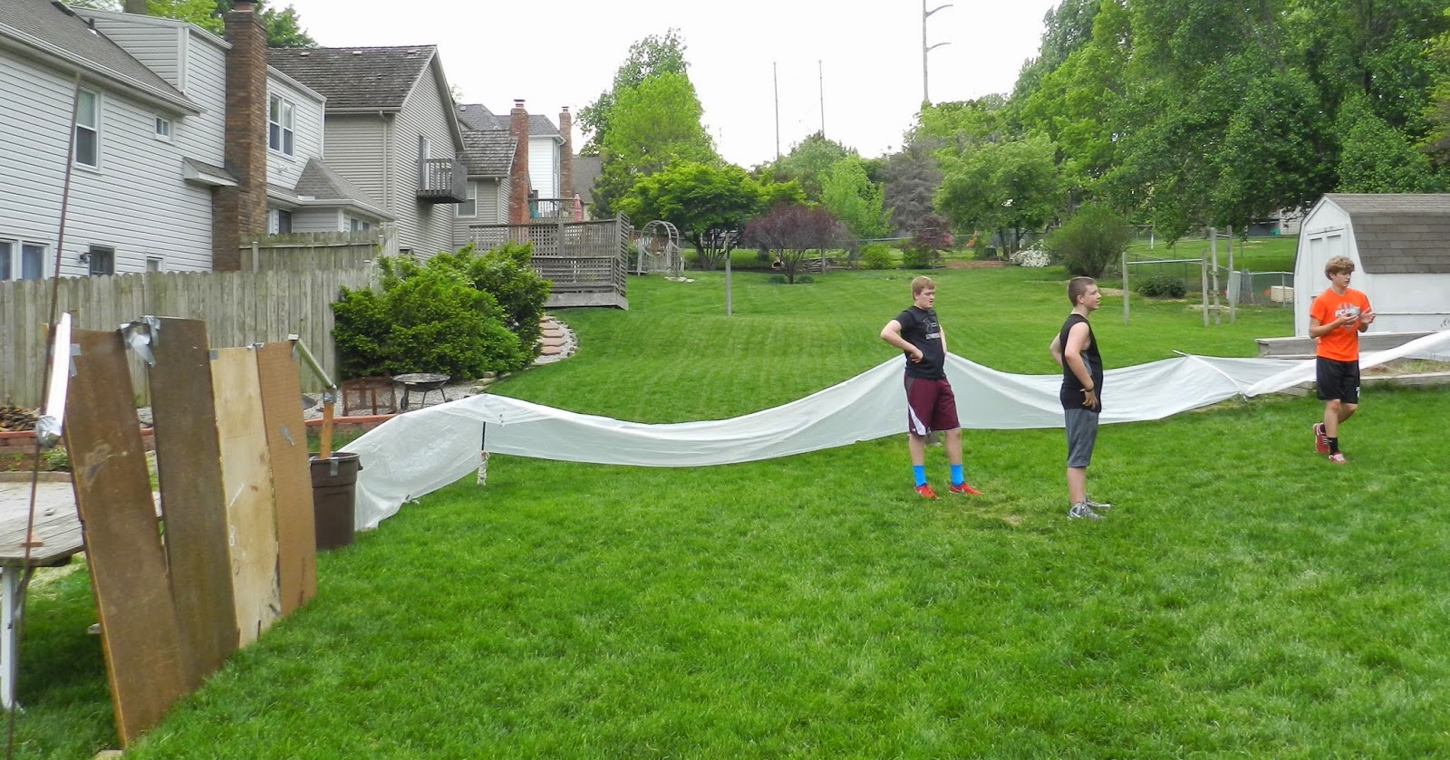 The Arnott Family Blog Homemade Wiffle Ball Field