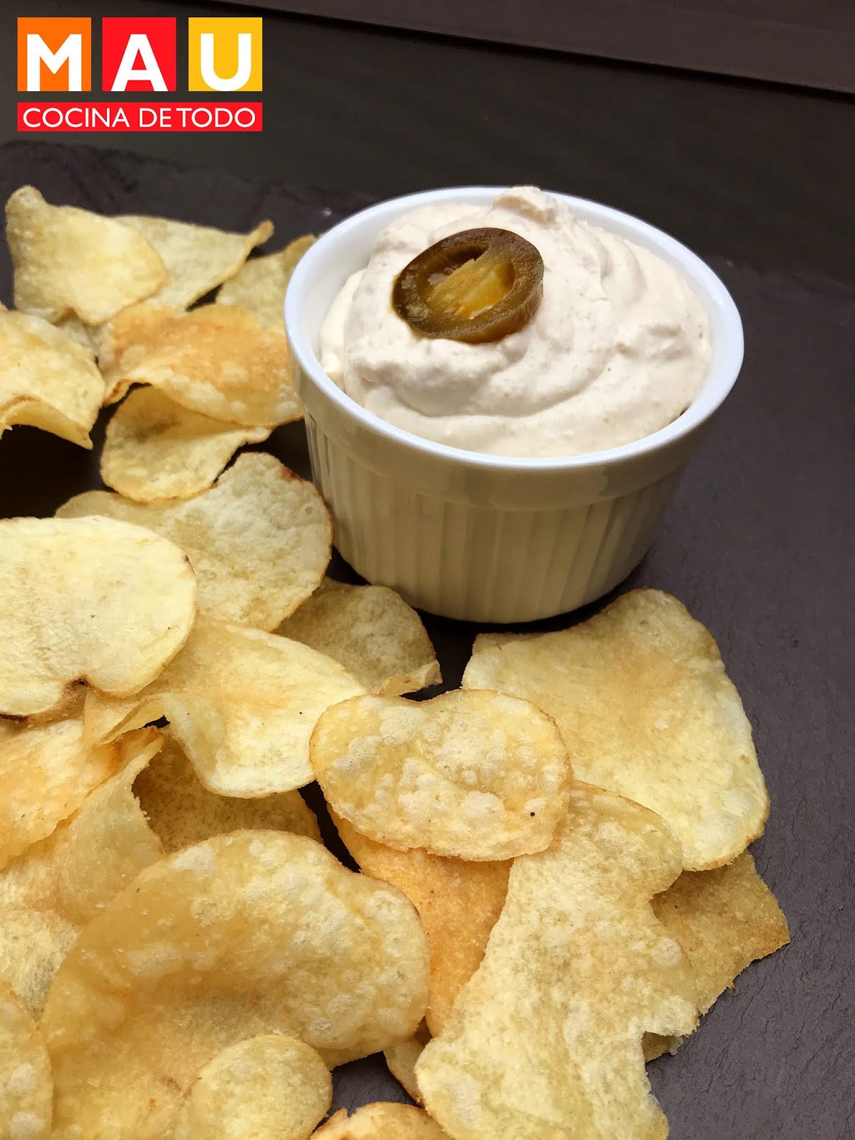 Dip de Champiñones en Escabeche - Mau Cocina de todo