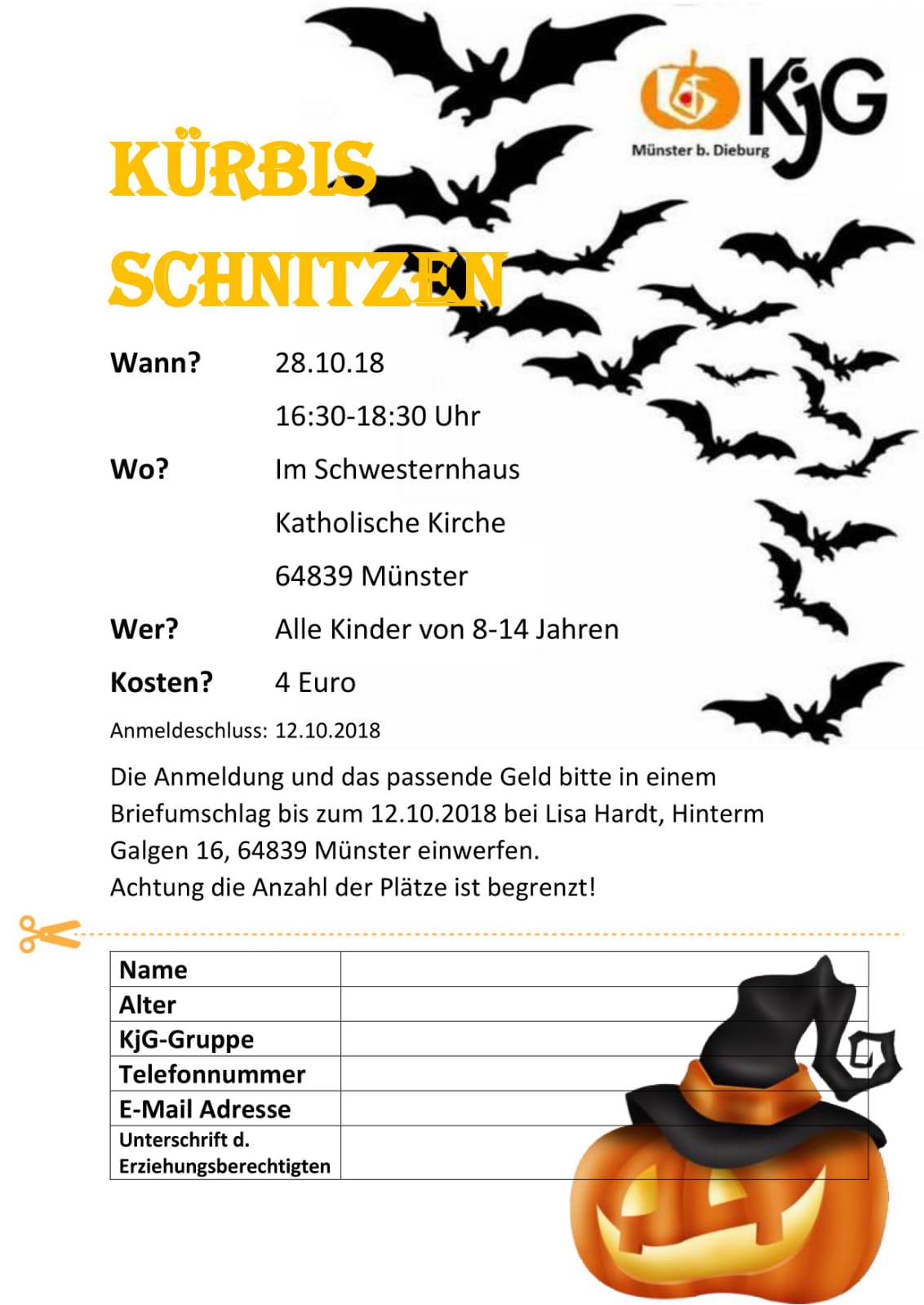 Kjg Munster Kurbisschnitzen 2018