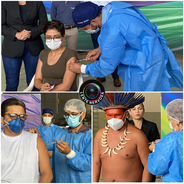 Veja o vídeo das primeiras vacinações contra Covid-19 em Rondônia