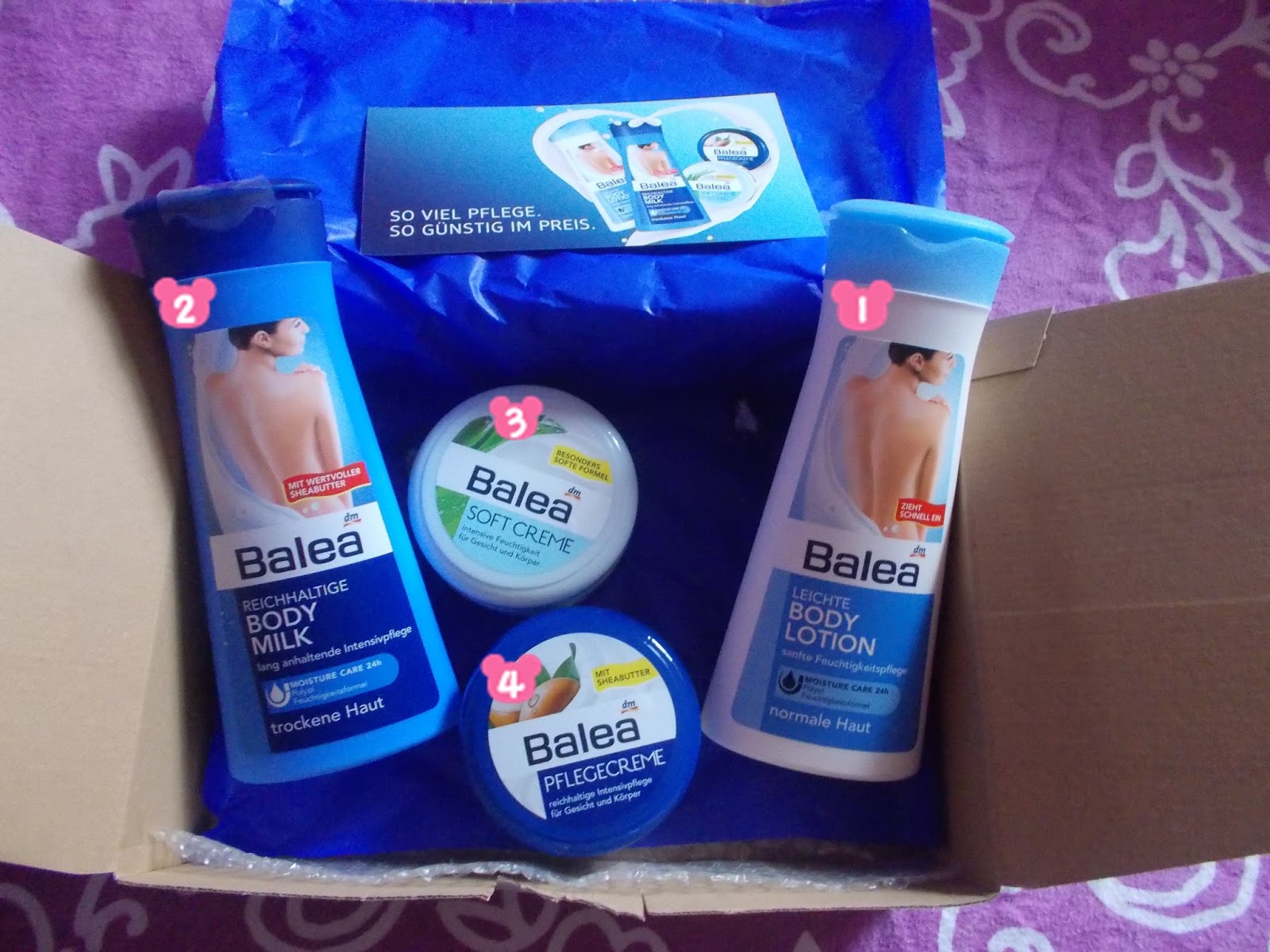 Kittys Beauty Oase Produkttest Balea Body Lotion & Balea Soft Creme