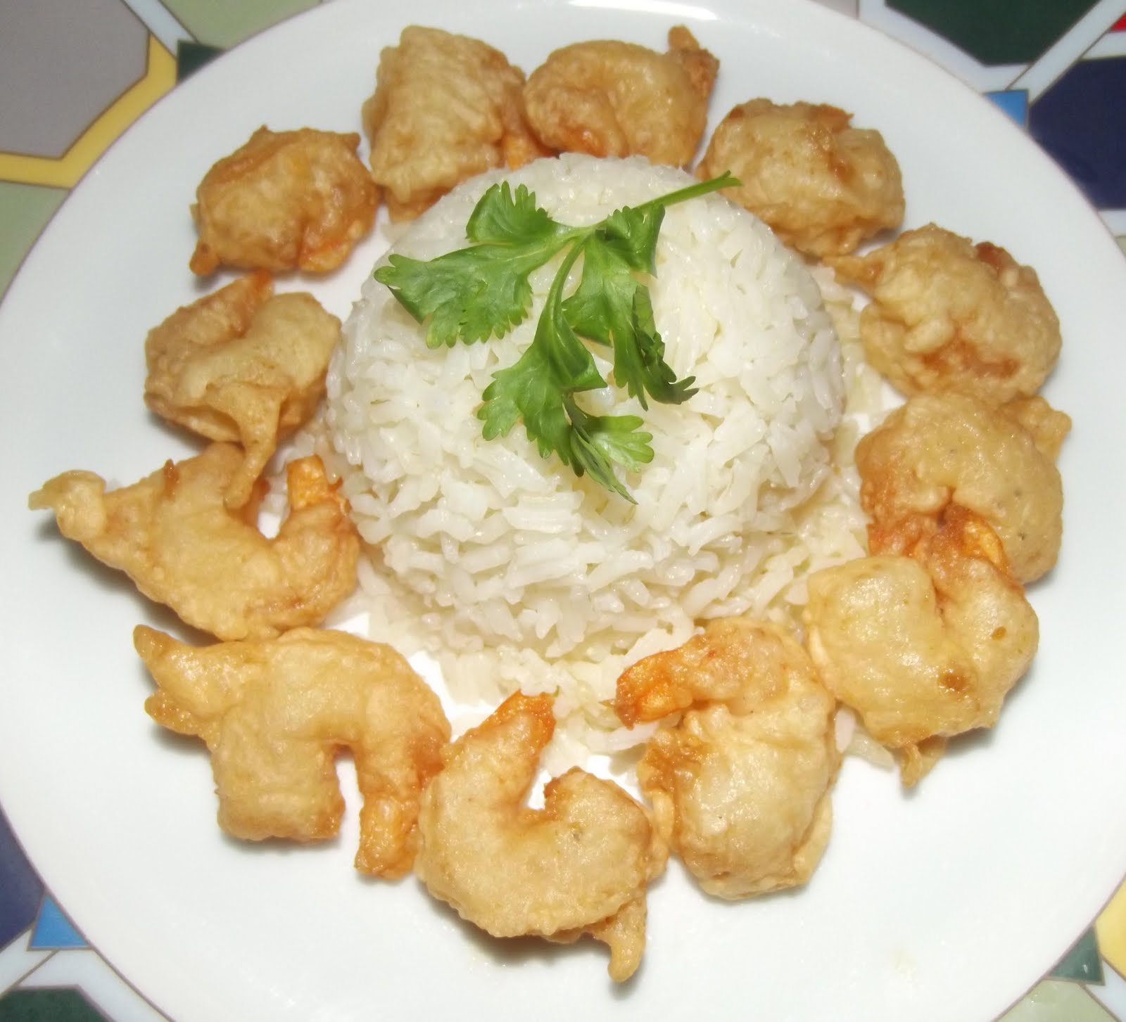 Everyday Cooking Battered Shrimp with Buttered Rice