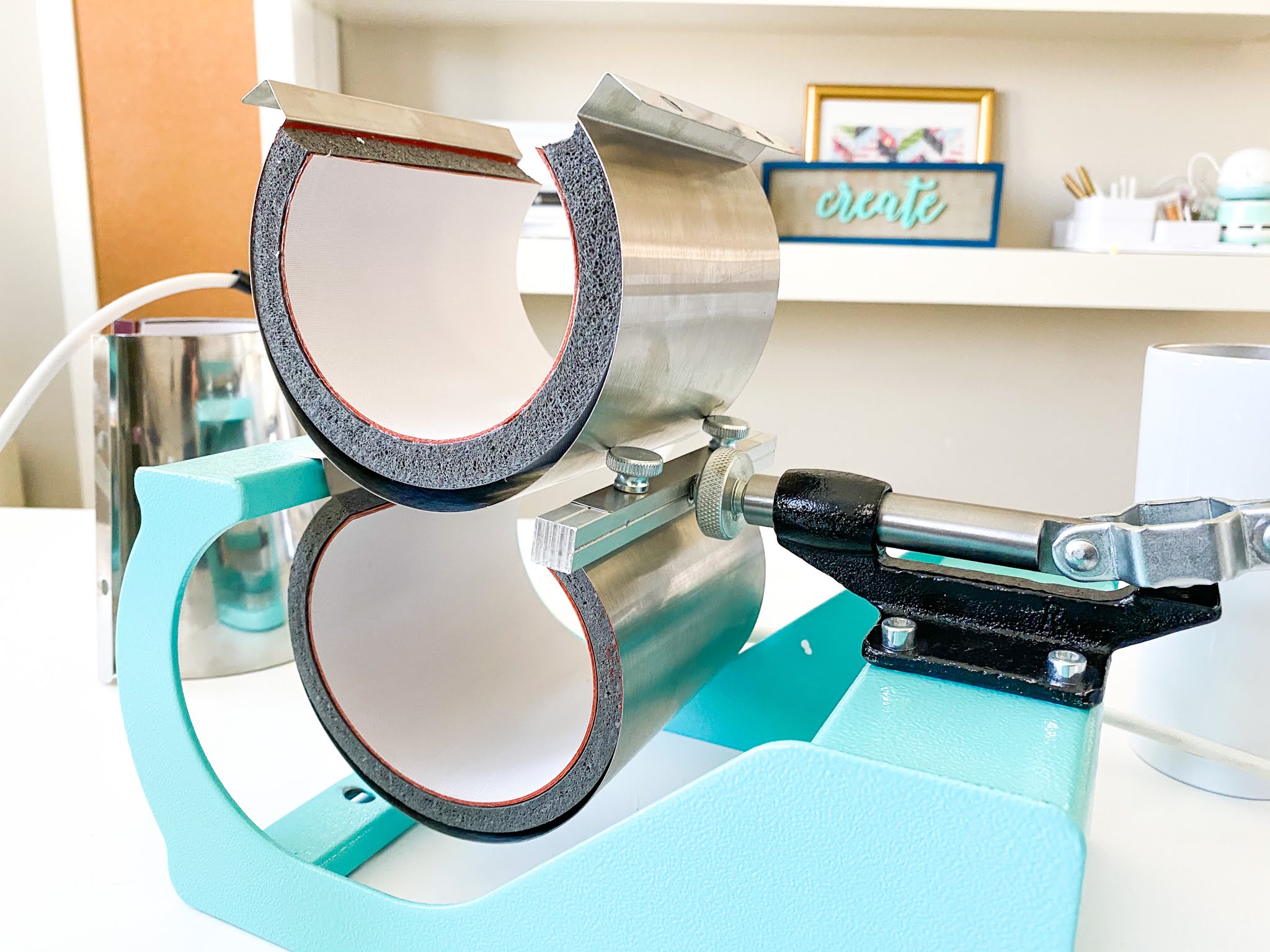 Best Mug Press Machine with Attachments for Various Size Mugs and