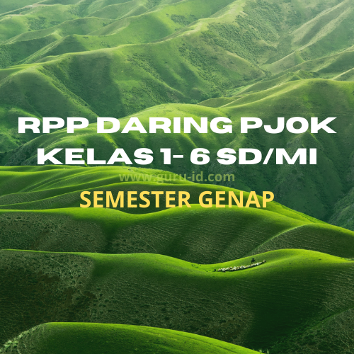 Download RPP Daring PJOK SD Semester 2 Revisi 2021 Modul Ajar