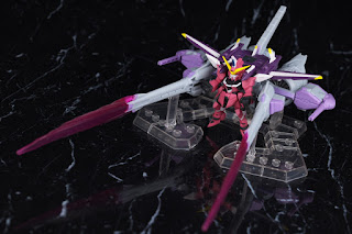 REVIEW Mobile Suit Ensemble EX 28 ZGMF-X09A Justice Gundam, Bandai