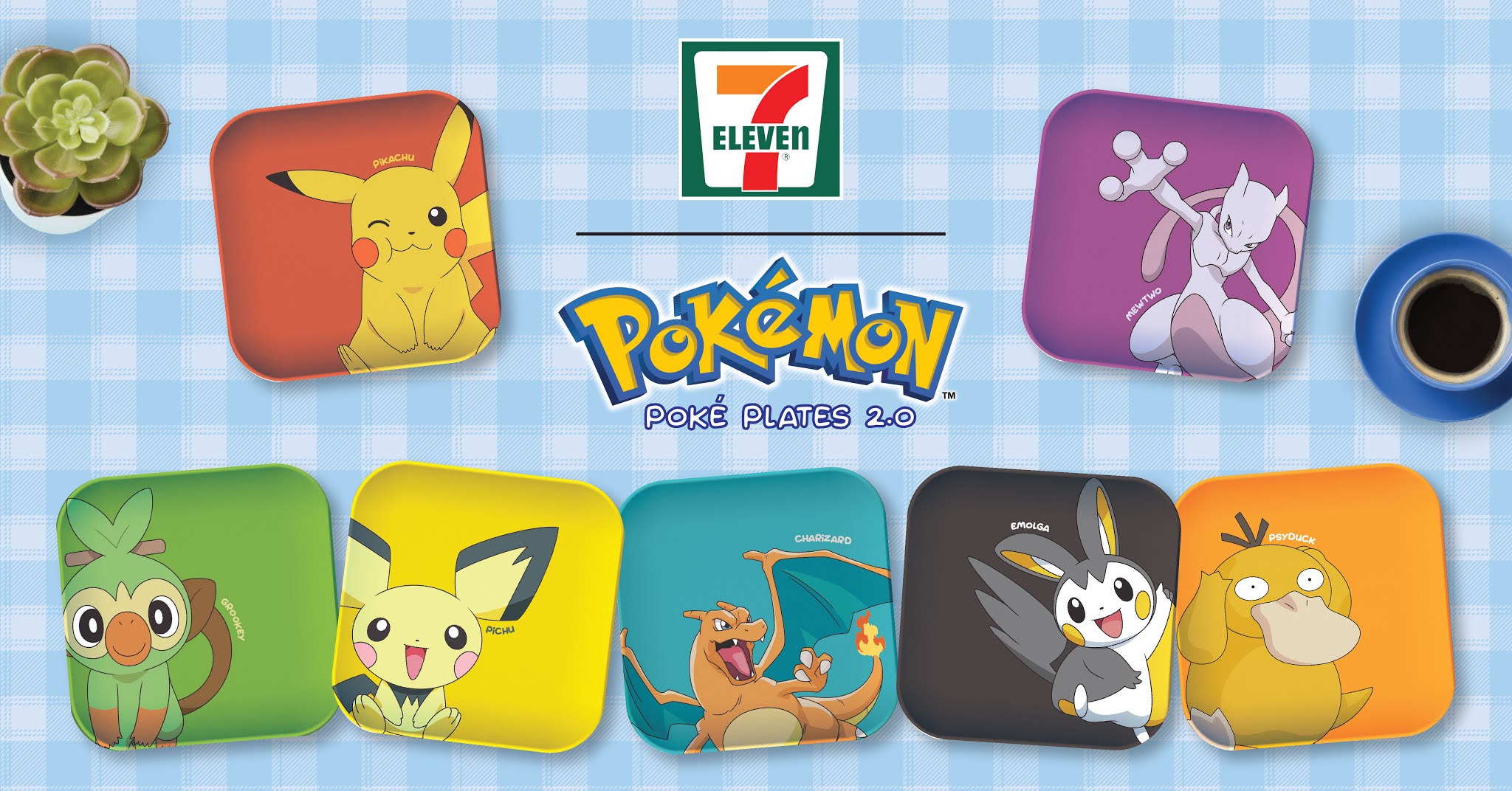Jom Hunt Down These Irresistible Pokemon Poke Plates 2 0 At 7 Eleven Malaysia Mouse Mommy Treats