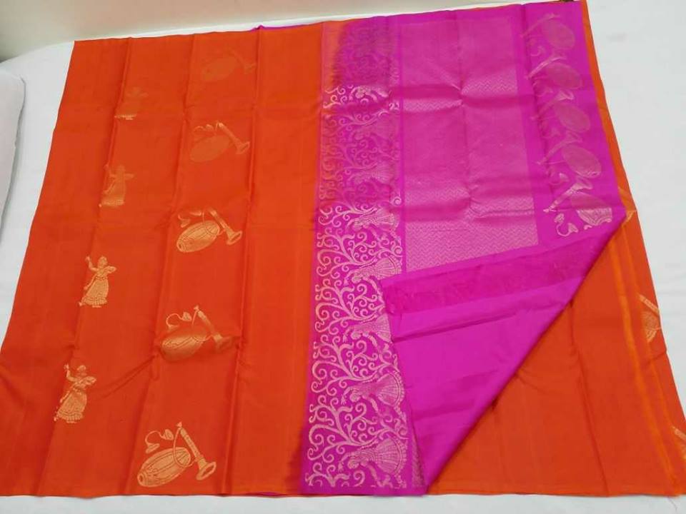 Lady weavings handloom soft silks sarees | Buy Online soft silk sarees