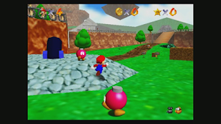 Super Mario 64 - Third-Person View Example