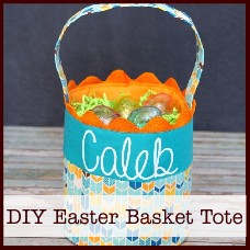 DIY Easter basket tote
