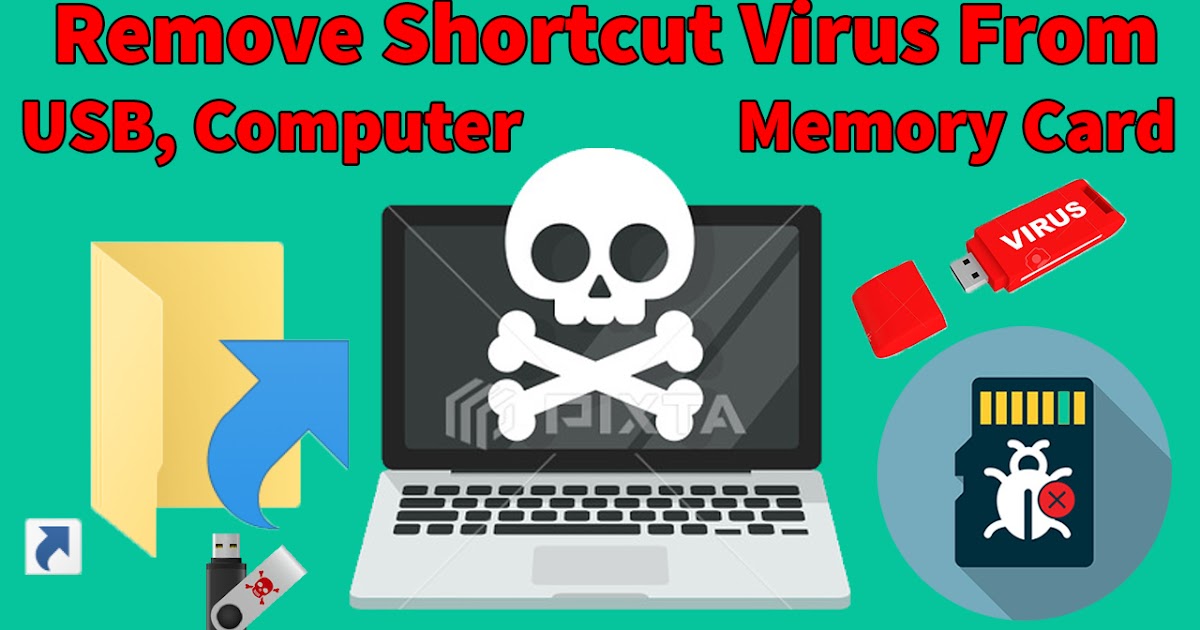 How to Remove Shortcut Virus From USB Drive, Computer, Memory Card