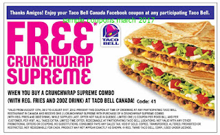 Taco Bell coupons march